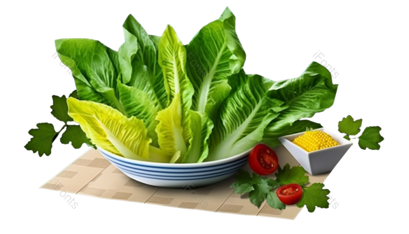 元素图片,秋天元素,沙拉PNG,插画免抠素材